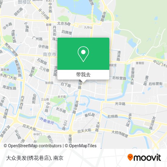 大众美发(绣花巷店)地图