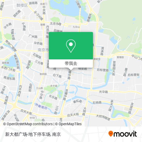 新大都广场-地下停车场地图
