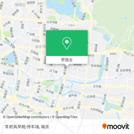 常府风华苑-停车场地图