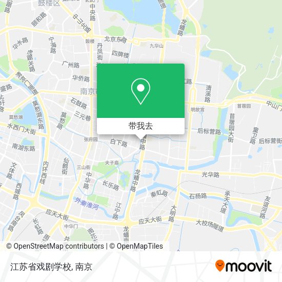 江苏省戏剧学校地图