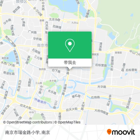 南京市瑞金路小学地图