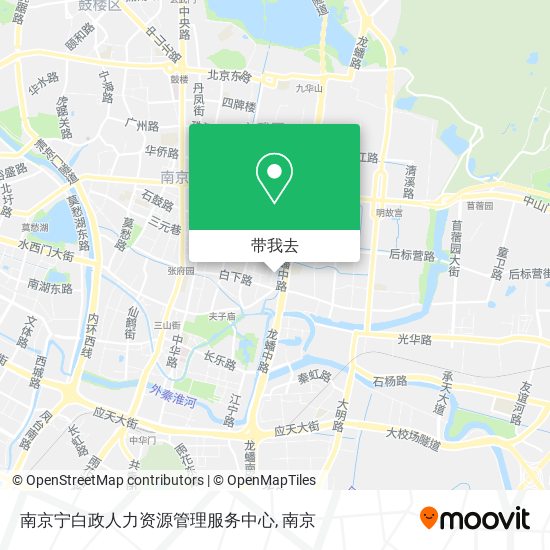 南京宁白政人力资源管理服务中心地图
