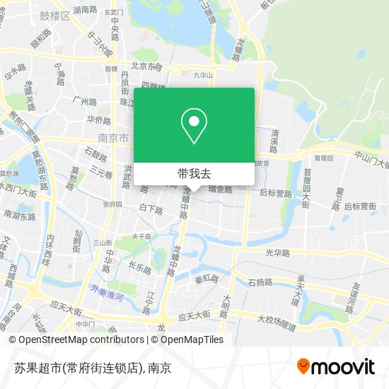 苏果超市(常府街连锁店)地图