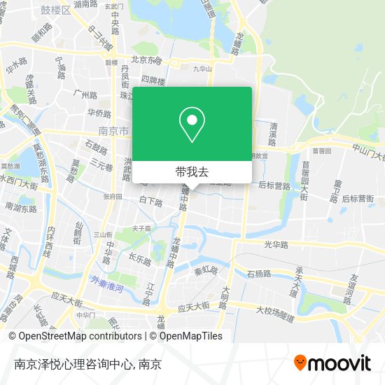 南京泽悦心理咨询中心地图