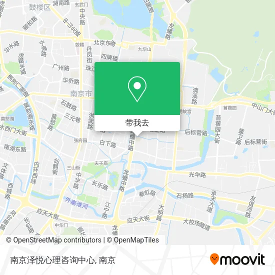 南京泽悦心理咨询中心地图