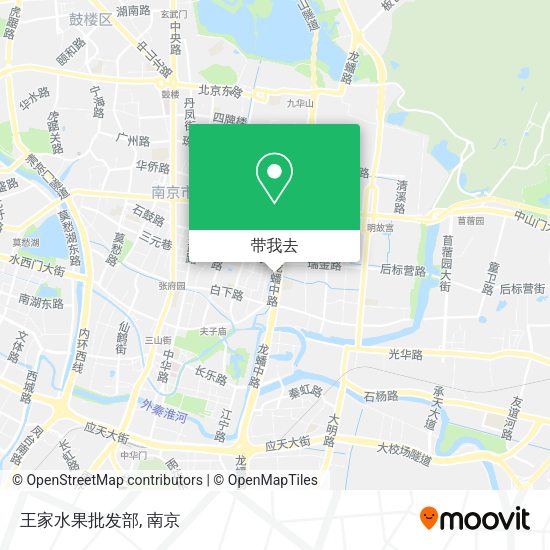 王家水果批发部地图