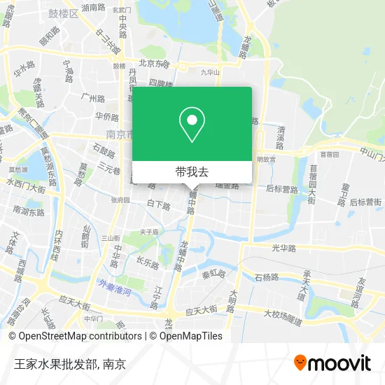 王家水果批发部地图
