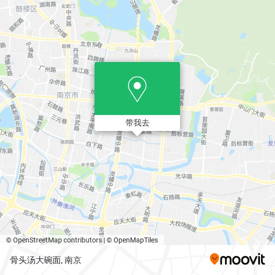 骨头汤大碗面地图