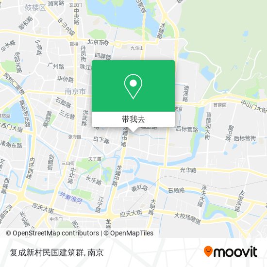 复成新村民国建筑群地图