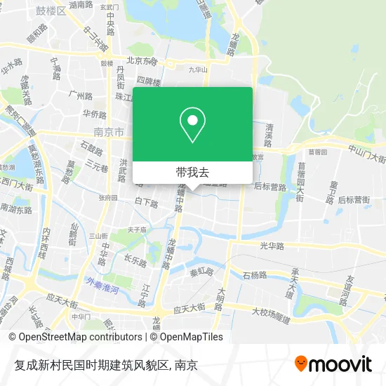复成新村民国时期建筑风貌区地图