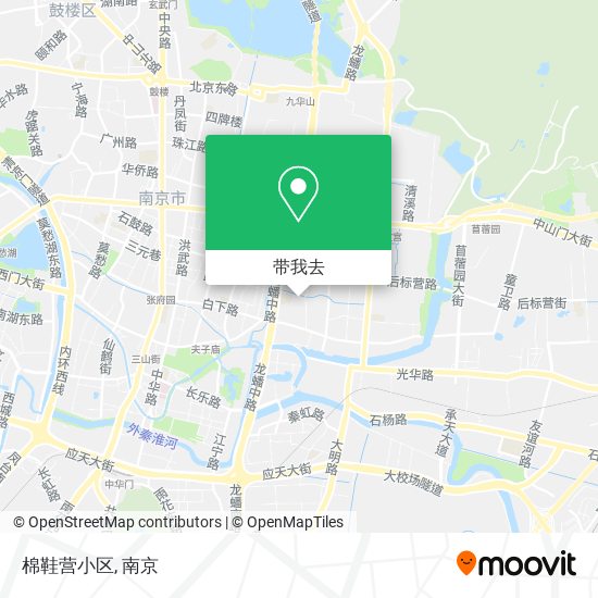 棉鞋营小区地图