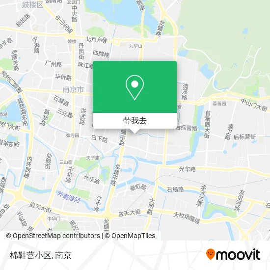 棉鞋营小区地图