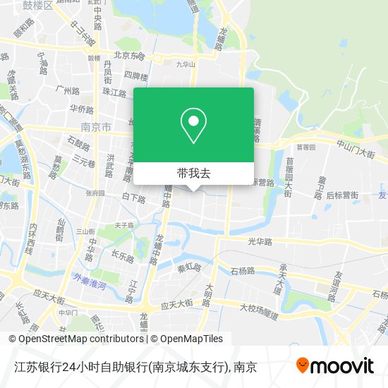 江苏银行24小时自助银行(南京城东支行)地图