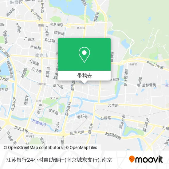 江苏银行24小时自助银行(南京城东支行)地图