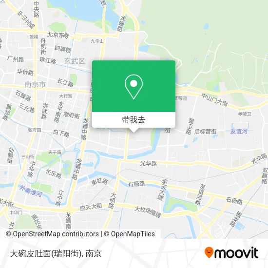 大碗皮肚面(瑞阳街)地图