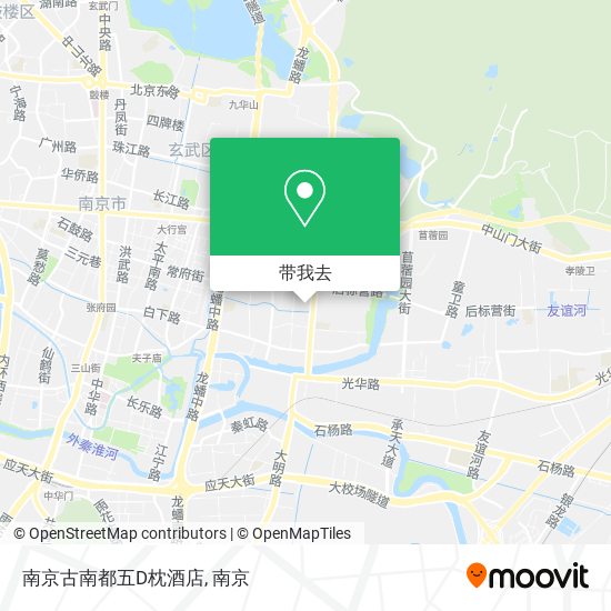 南京古南都五D枕酒店地图