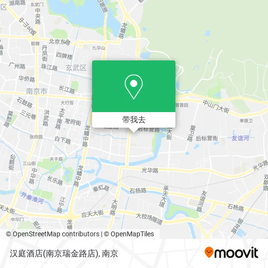 汉庭酒店(南京瑞金路店)地图