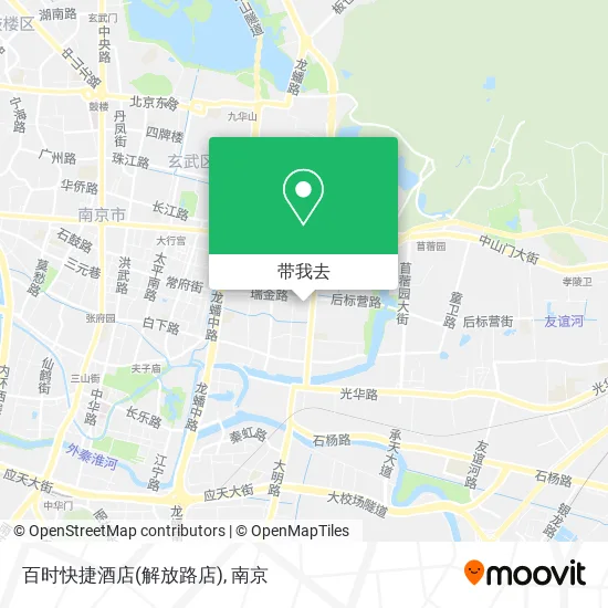 百时快捷酒店(解放路店)地图