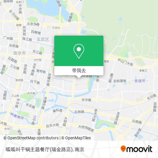 呱呱叫干锅主题餐厅(瑞金路店)地图