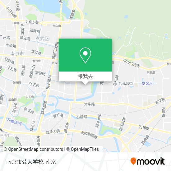 南京市聋人学校地图