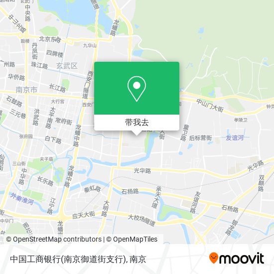 中国工商银行(南京御道街支行)地图