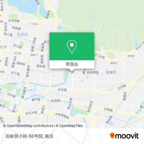 后标营小区-50号院地图