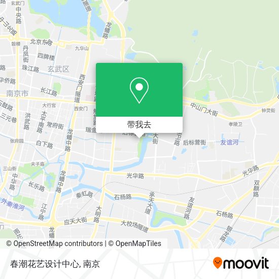 春潮花艺设计中心地图