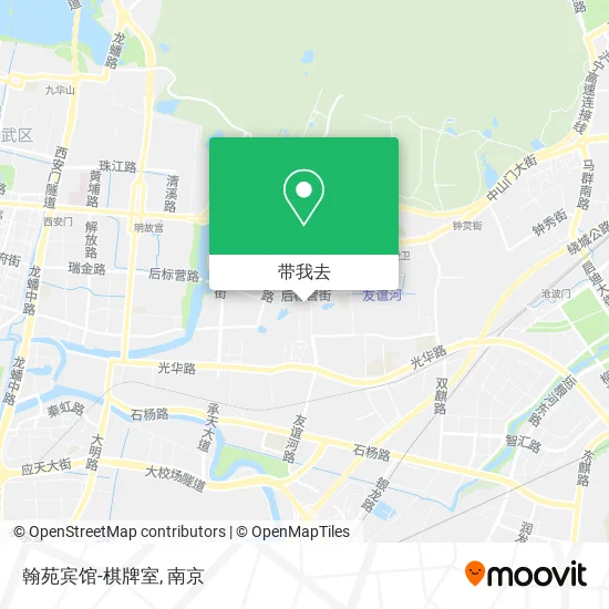 翰苑宾馆-棋牌室地图