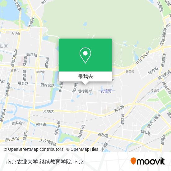 南京农业大学-继续教育学院地图