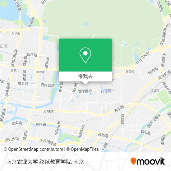 南京农业大学-继续教育学院地图