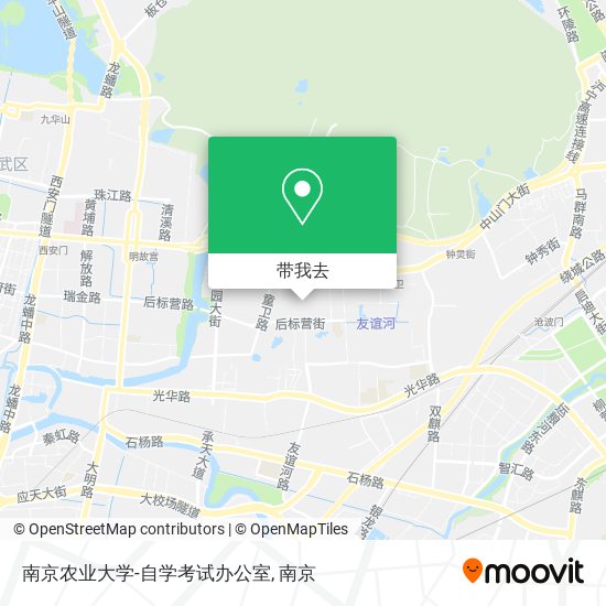南京农业大学-自学考试办公室地图