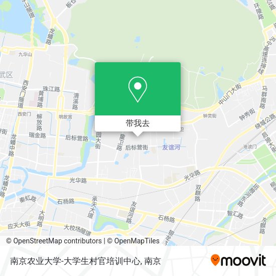 南京农业大学-大学生村官培训中心地图
