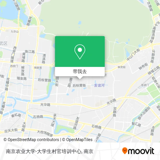 南京农业大学-大学生村官培训中心地图