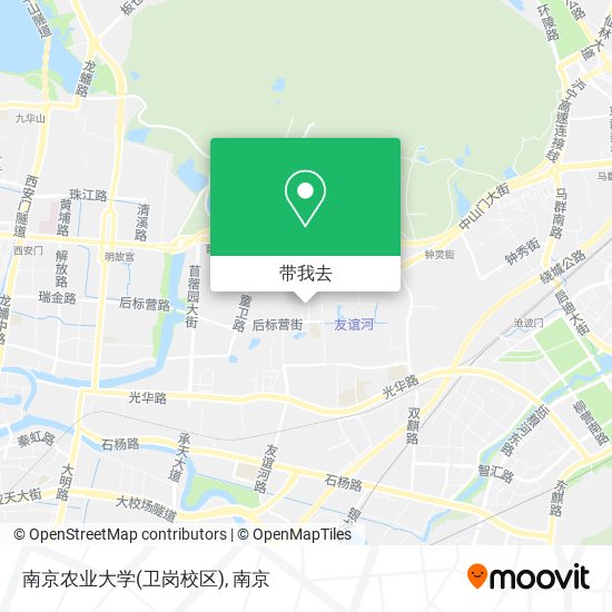 南京农业大学(卫岗校区)地图