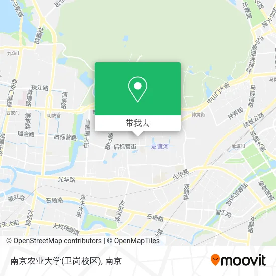 南京农业大学(卫岗校区)地图