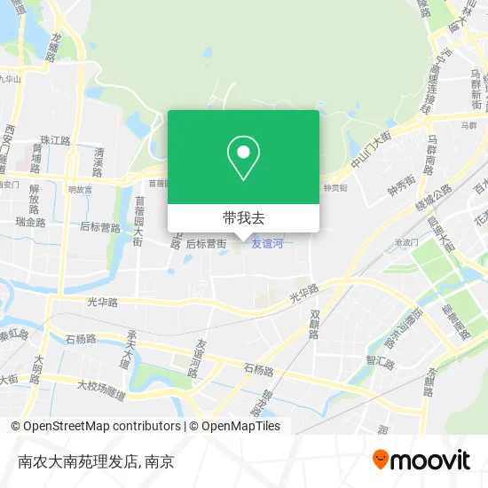 南农大南苑理发店地图