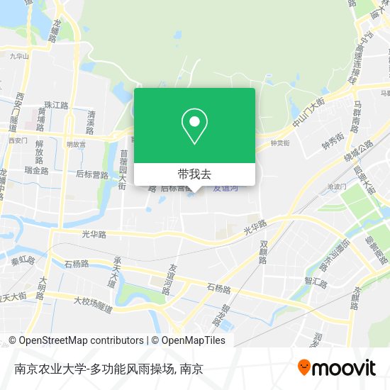 南京农业大学-多功能风雨操场地图