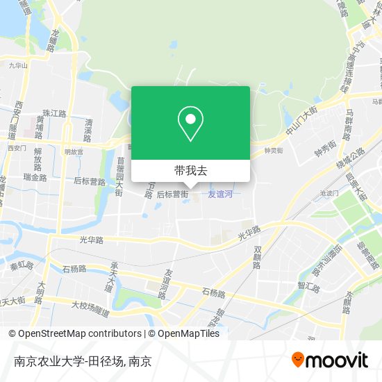 南京农业大学-田径场地图