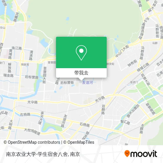 南京农业大学-学生宿舍八舍地图