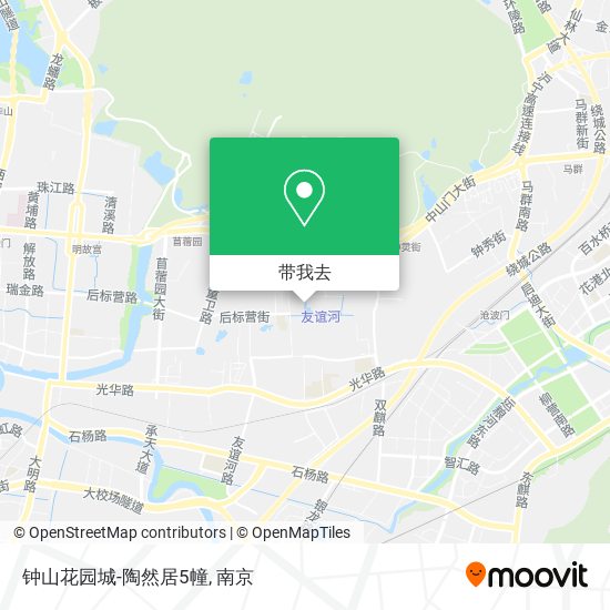 钟山花园城-陶然居5幢地图