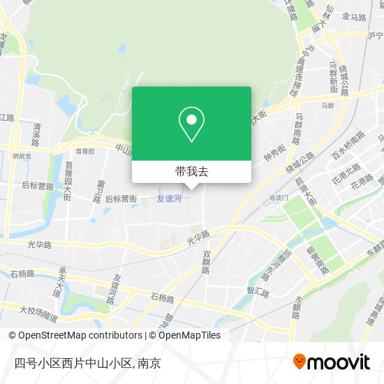 四号小区西片中山小区地图