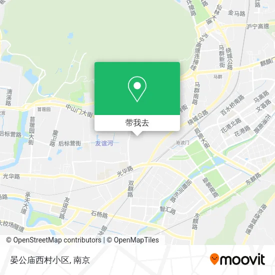 晏公庙西村小区地图