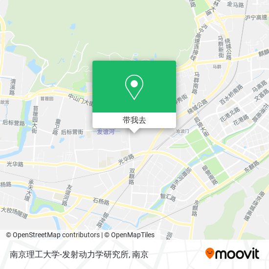 南京理工大学-发射动力学研究所地图