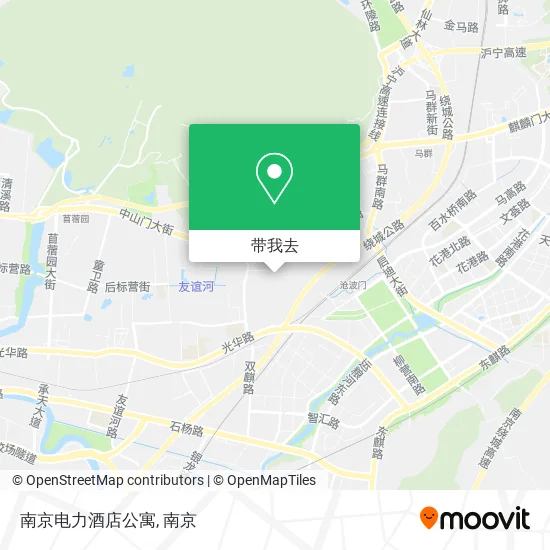 南京电力酒店公寓地图