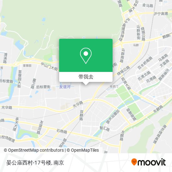 晏公庙西村-17号楼地图