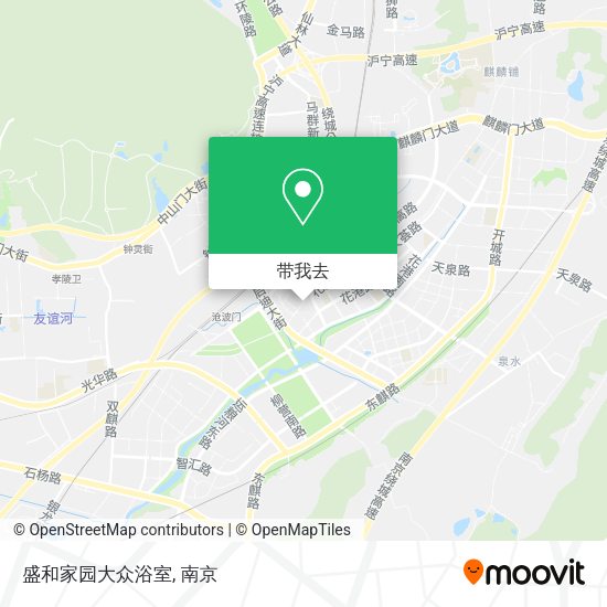 盛和家园大众浴室地图