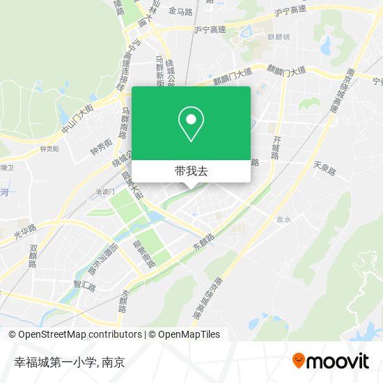 幸福城第一小学地图