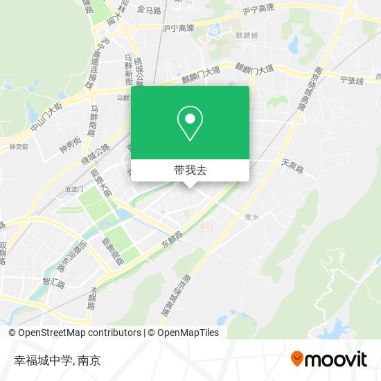 幸福城中学地图