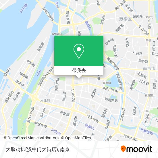 大脸鸡排(汉中门大街店)地图