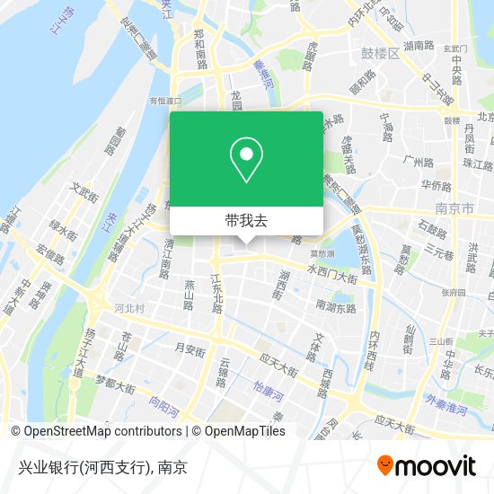 兴业银行(河西支行)地图
